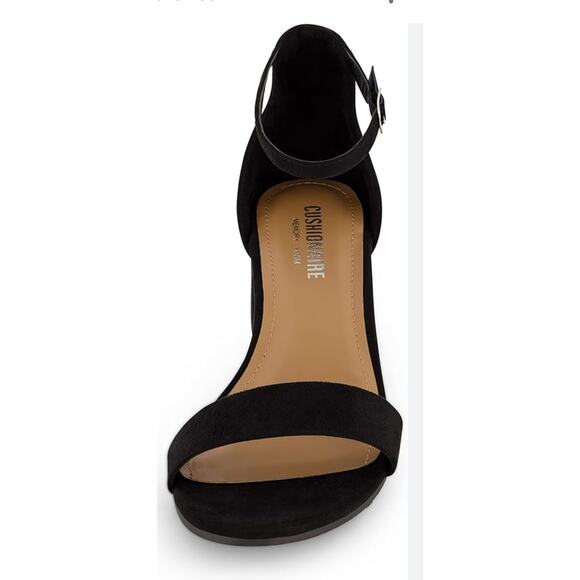 CUSHIONAIRE Women's Alba Mid Block Heel Sandal, Memory Foam, Size 8.5 - Picture 4 of 6
